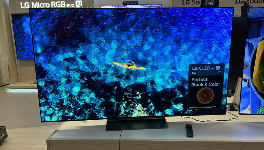 OLED 4k HDR LG G6, C6 e B6: Misure e analisi