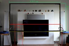 HT Manu con proiezione telo 16-9 100 pollici.JPG