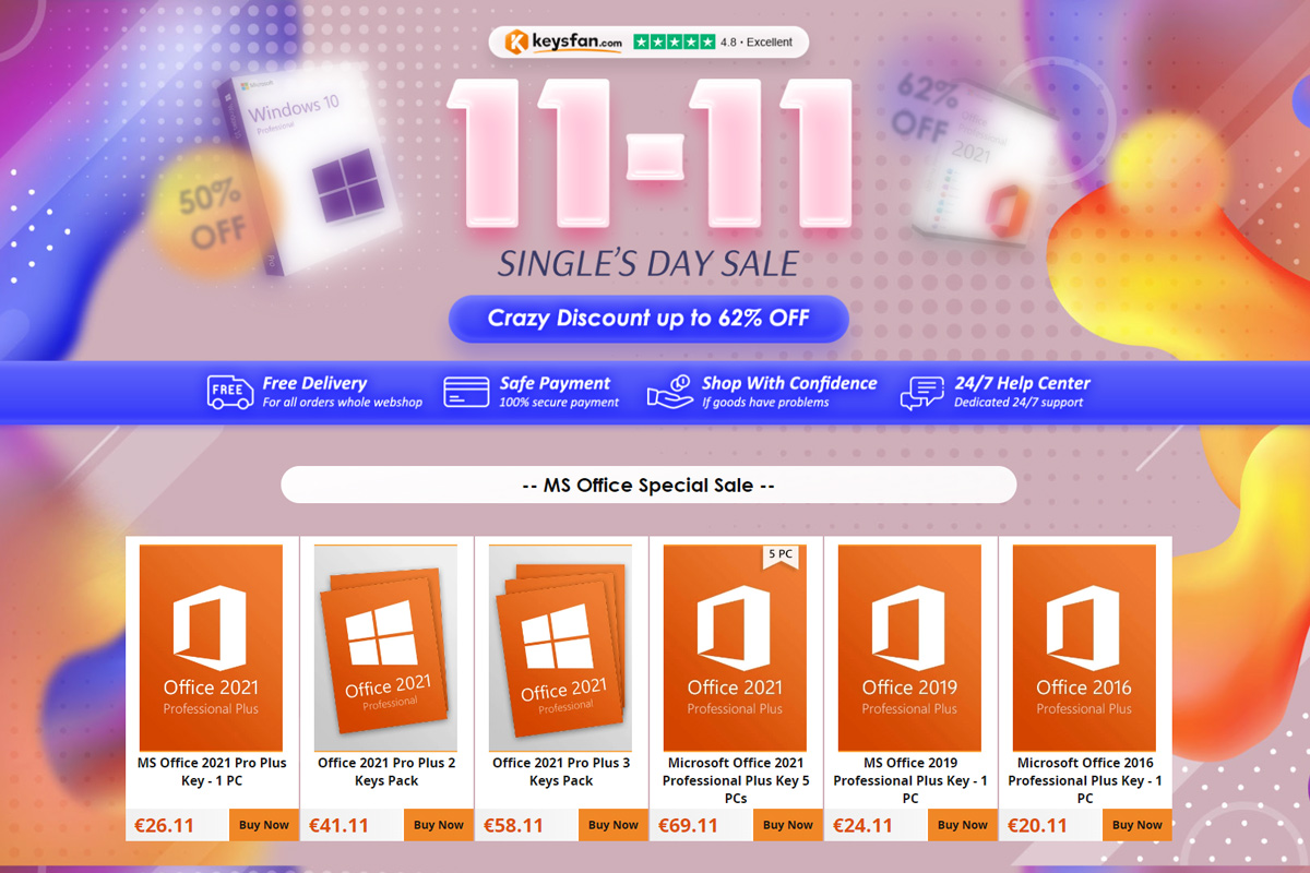 Microsoft Office 2021, licenza originale per Mac e PC a partire da 13 € 